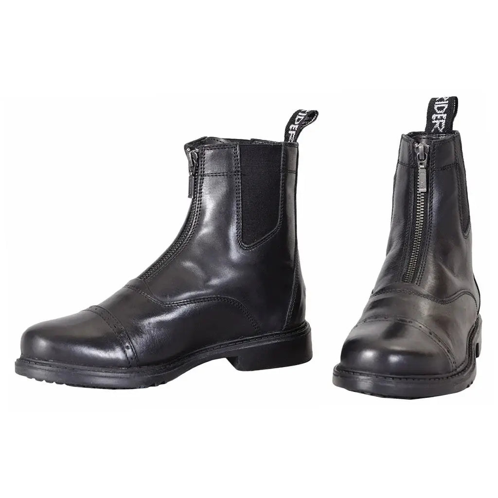 TuffRider Ladies Baroque Front Zip Paddock Boots w/ Metal Zipper - Breeches.com - Flyclothing LLC