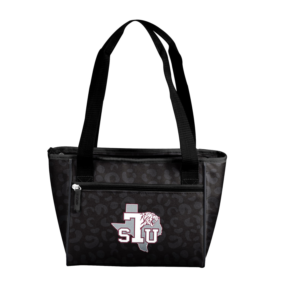 Texas Southern Leopard Print 16 Can Cooler Tote
