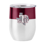 Texas Southern Univ Colorblock 16oz Stainless Curved Beverage - Logo Brands - Flyclothing LLC