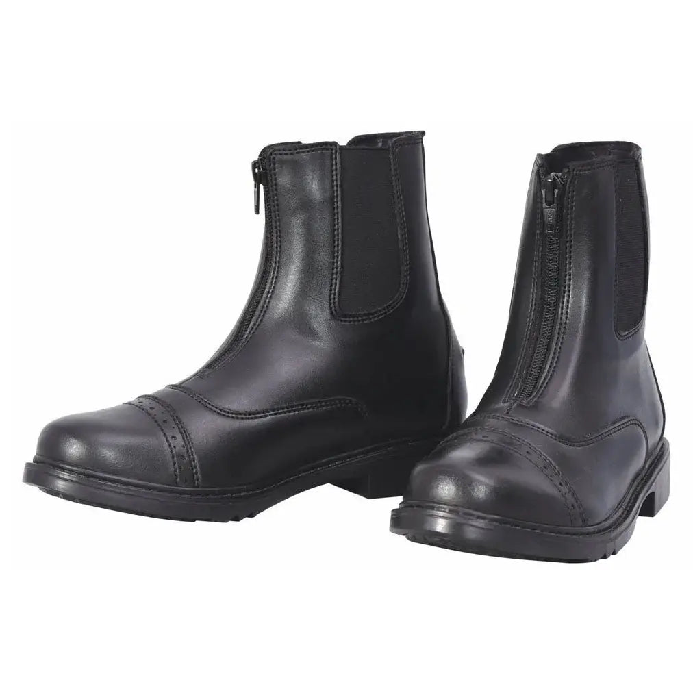 TuffRider Women's Starter Front Zip Paddock Boots Wide Regular - Breeches.com - Flyclothing LLC