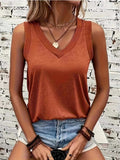 V-Neck Tank - Trendsi - Flyclothing LLC