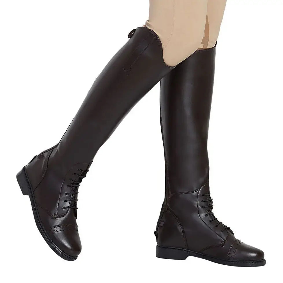 TuffRider Ladies Starter Back Zip Field Boots Synthetic Leather - Breeches.com - Flyclothing LLC