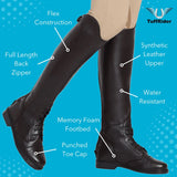 TuffRider Ladies Starter Back Zip Field Boots Synthetic Leather - Breeches.com - Flyclothing LLC