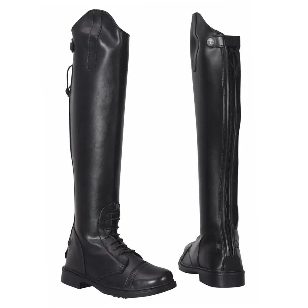 TuffRider Ladies Starter Back Zip Field Boots Synthetic Leather - Breeches.com - Flyclothing LLC