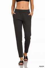 Zenana Scuba Capri Sweatpants with Pocket - Trendsi - Flyclothing LLC