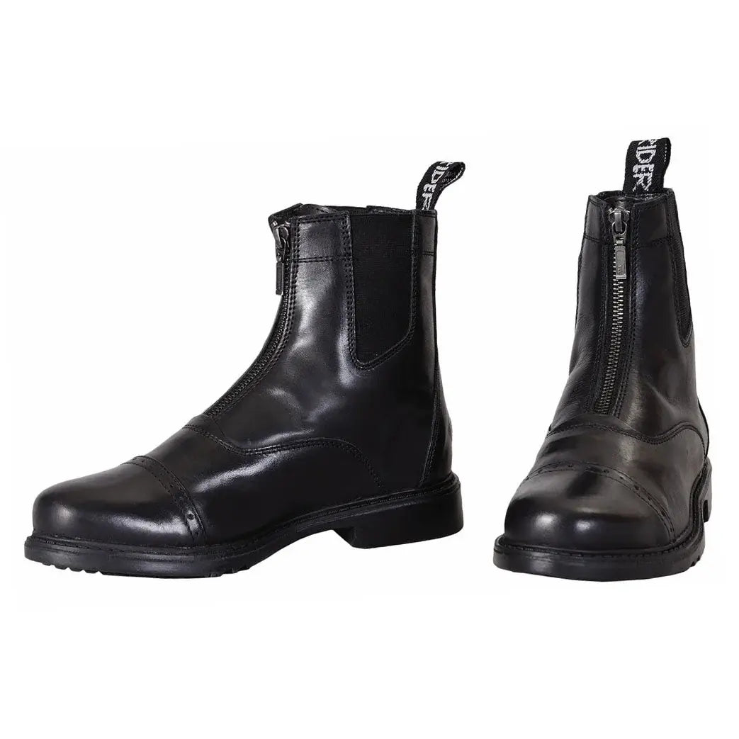 TuffRider Men's Baroque Front Zip Paddock Boots w/ Metal Zipper - Breeches.com - Flyclothing LLC