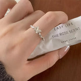 925 Sterling Silver Butterfly Ring - Trendsi - Flyclothing LLC