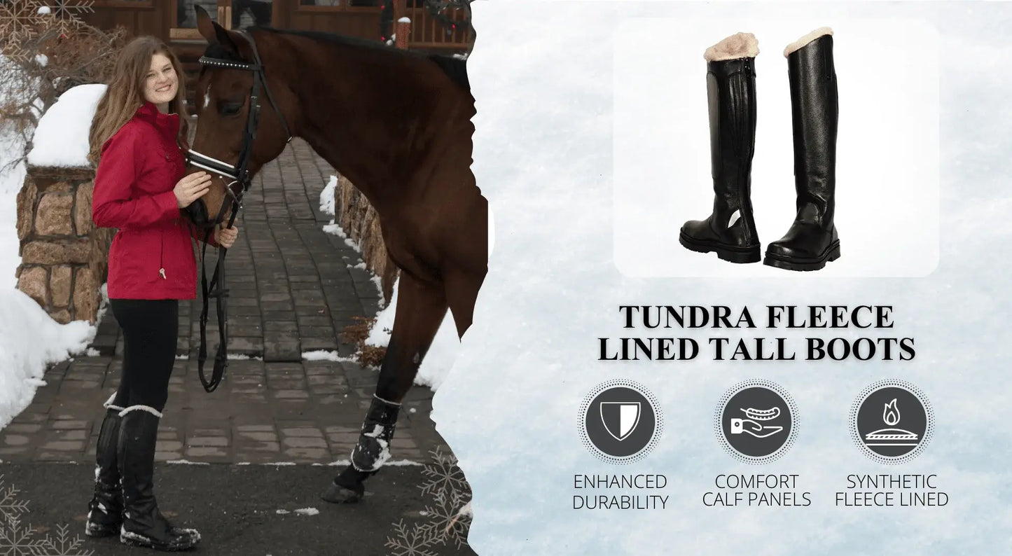 TuffRider Ladies Tundra Fleece Lined Tall Boots in Synthetic Leather - Breeches.com - Flyclothing LLC