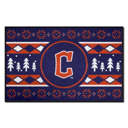 Cleveland Guardians Holiday Sweater Starter Mat Accent Rug - 19in. x 30in. - Cleveland Guardians