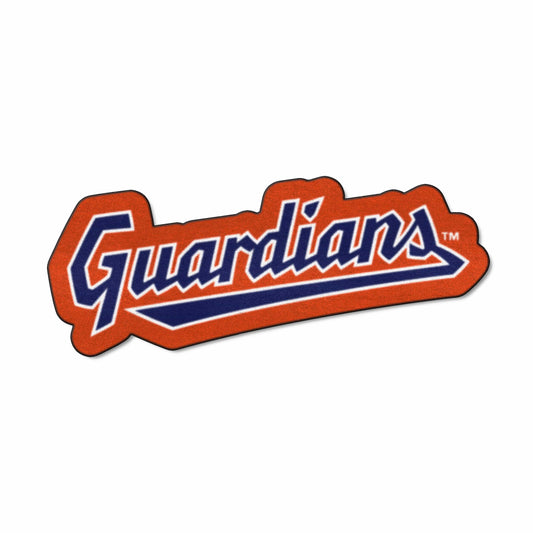 Cleveland Guardians Mascot Rug "Guardians" Wordmark - Cleveland Guardians