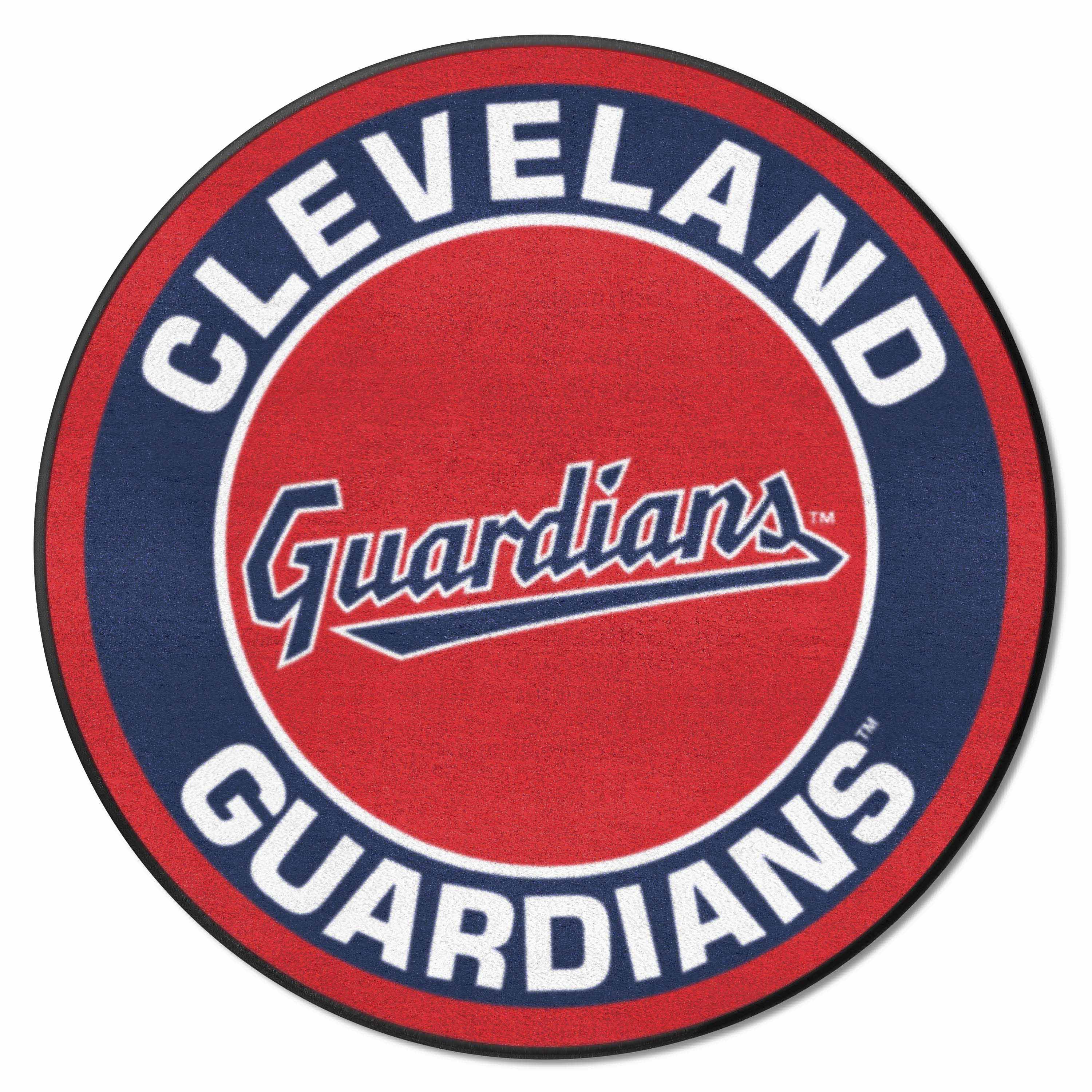 Cleveland Guardians Roundel Rug - 27in. Diameter - Cleveland Guardians