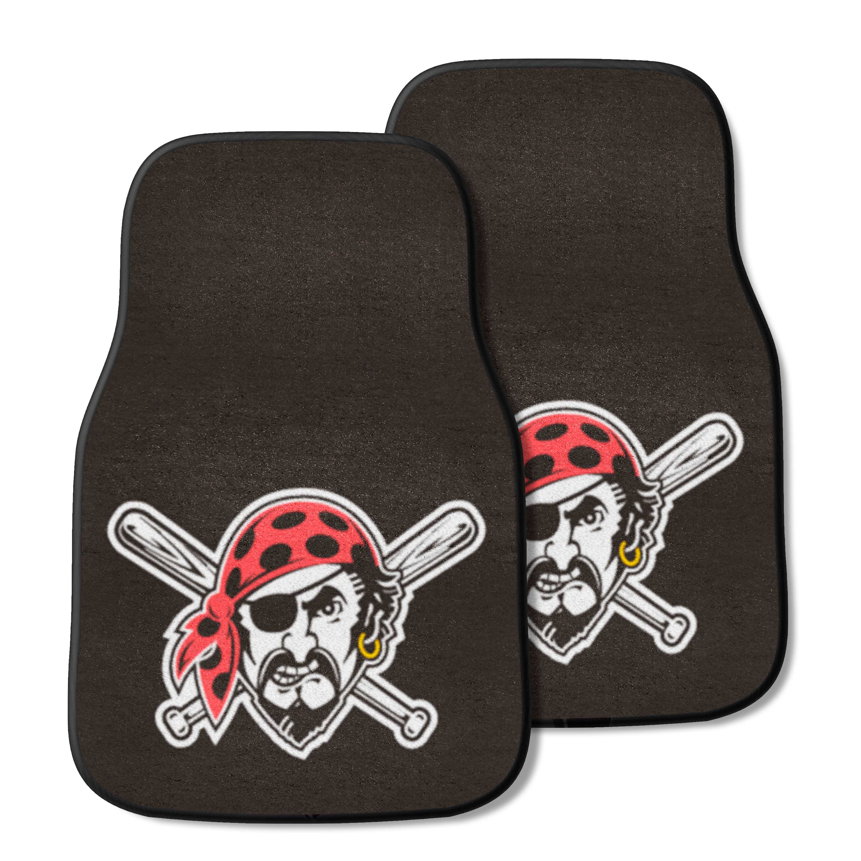 Pittsburgh Pirates Front Carpet Car Mat Set - 2 Pieces - Pittsburgh Pirates