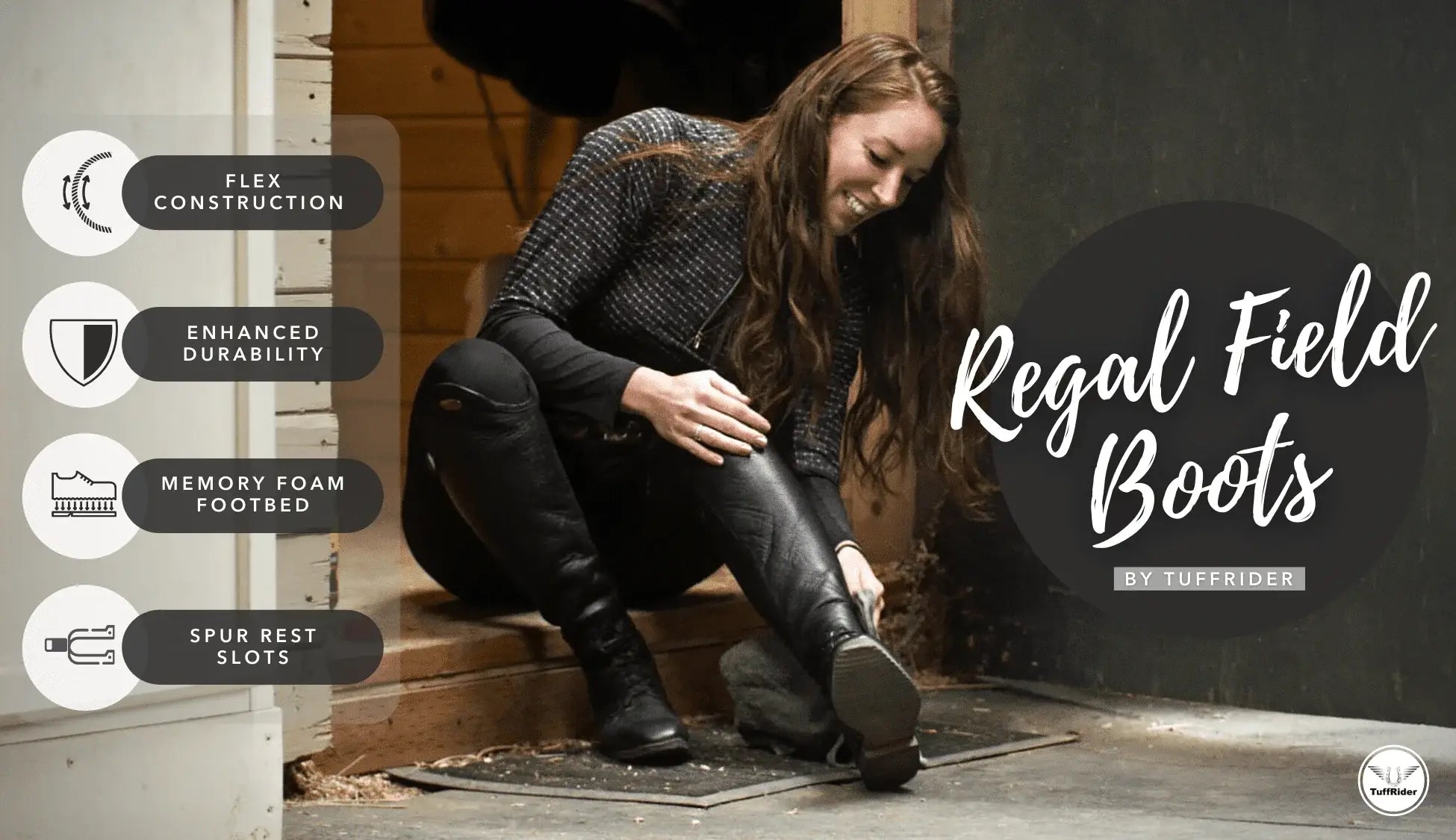 TuffRider Women Leather Regal Field Boots - Breeches.com - Flyclothing LLC