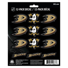 Anaheim Ducks 12 Count Mini Decal Sticker Pack - Anaheim Ducks