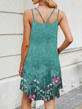 Printed Scoop Neck Cami Dress - Trendsi - Flyclothing LLC