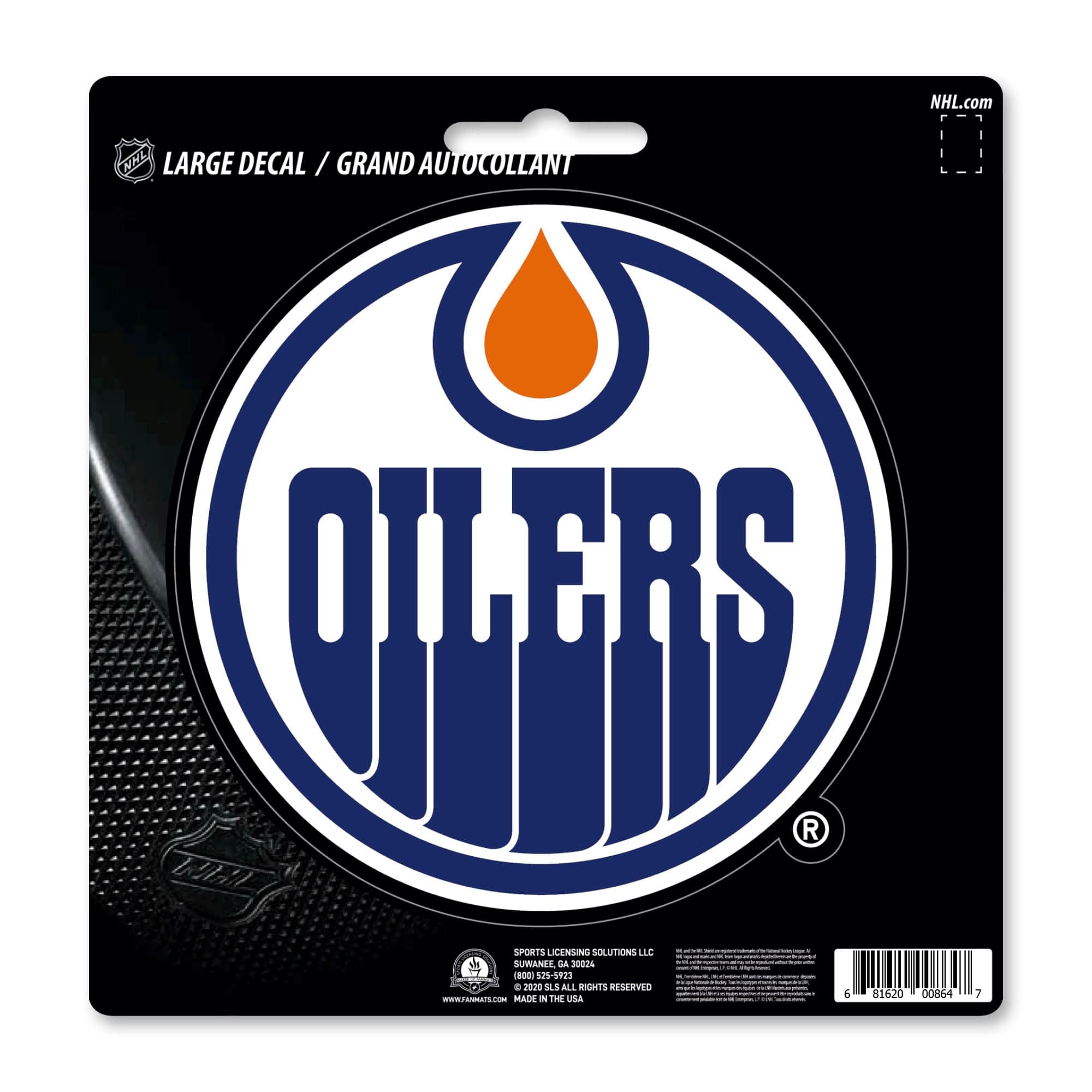 Edmonton Oilers Large Decal Sticker - Edmonton Oilers