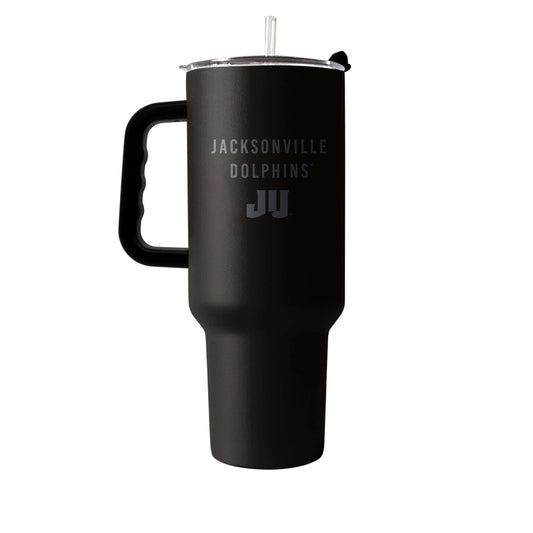 Jacksonville 40oz Black Tonal Powder Coat Tumbler - Logo Brands - Flyclothing LLC