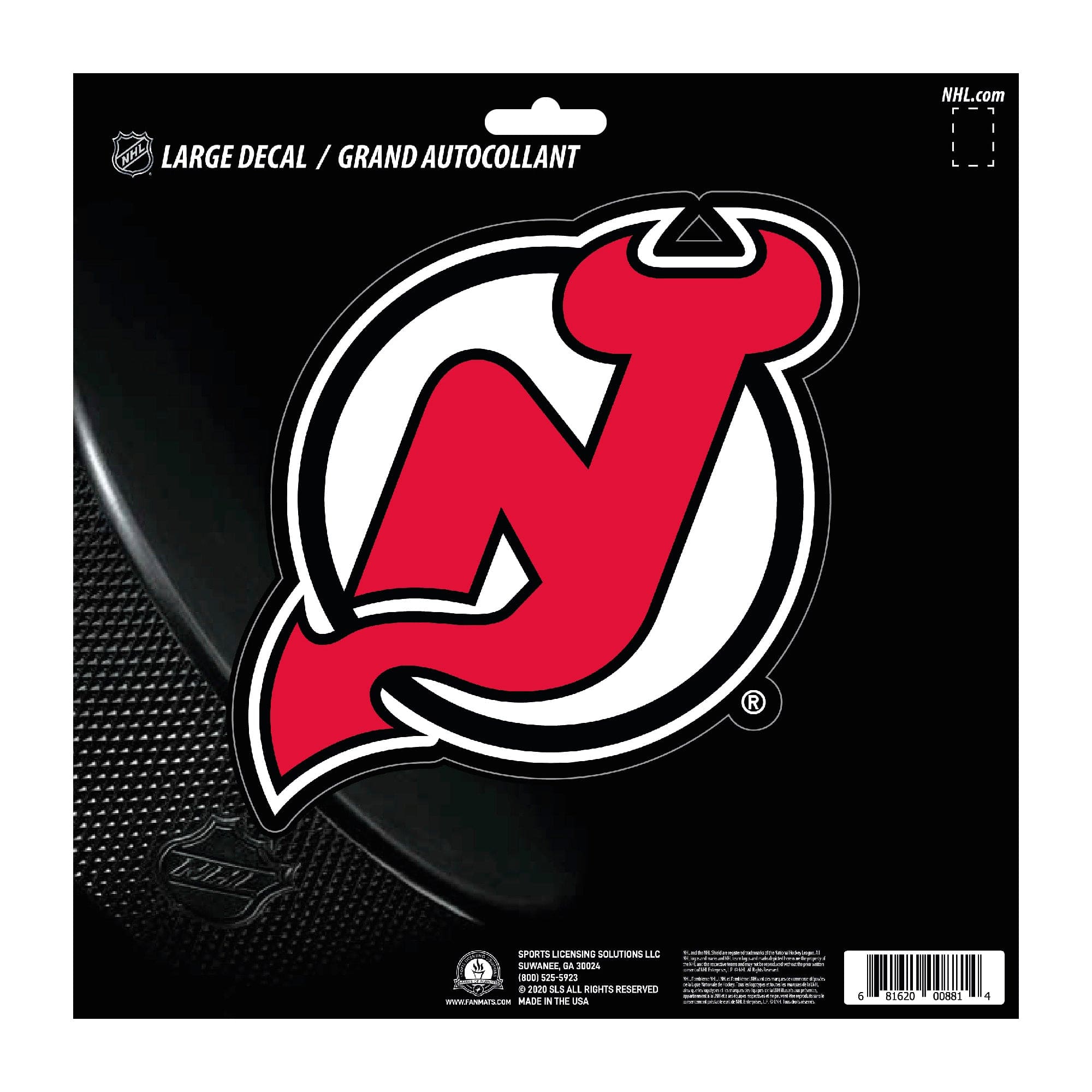 New Jersey Devils Large Decal Sticker - New Jersey Devils