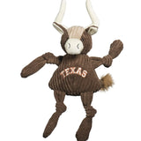 Texas Longhorn Knottie® Plush Dog Toy - HuggleHounds - Flyclothing LLC