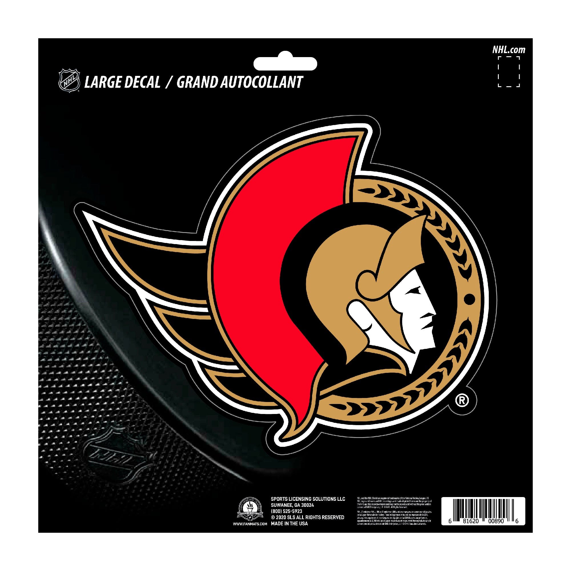 Ottawa Senators Large Decal Sticker - Ottawa Senators