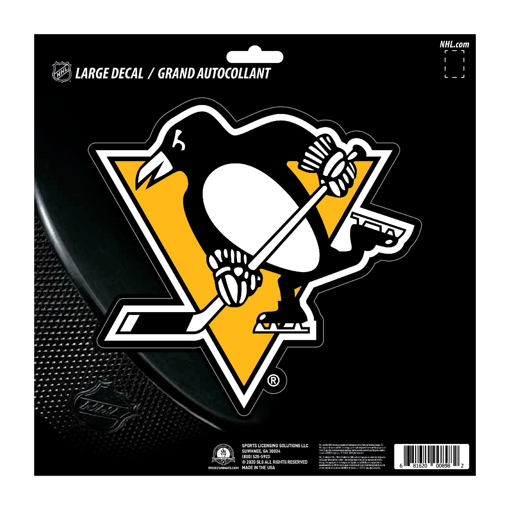 Pittsburgh Penguins Large Decal Sticker - Pittsburgh Penguins