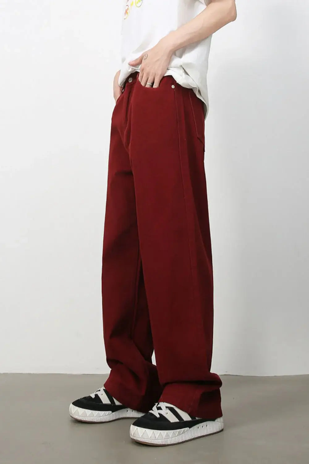 Men's Mid Rise Baggy Jeans - Trendsi - Flyclothing LLC