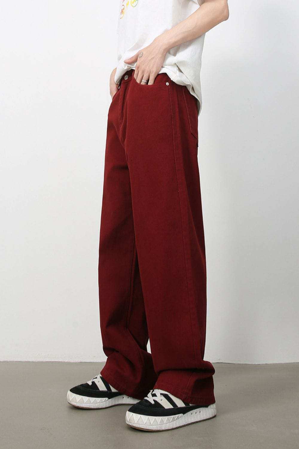 Men's Mid Rise Baggy Jeans - Trendsi - Flyclothing LLC