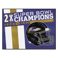 Baltimore Ravens All-Star Rug - 34 in. x 42.5 in. Plush Area Rug - Baltimore Ravens