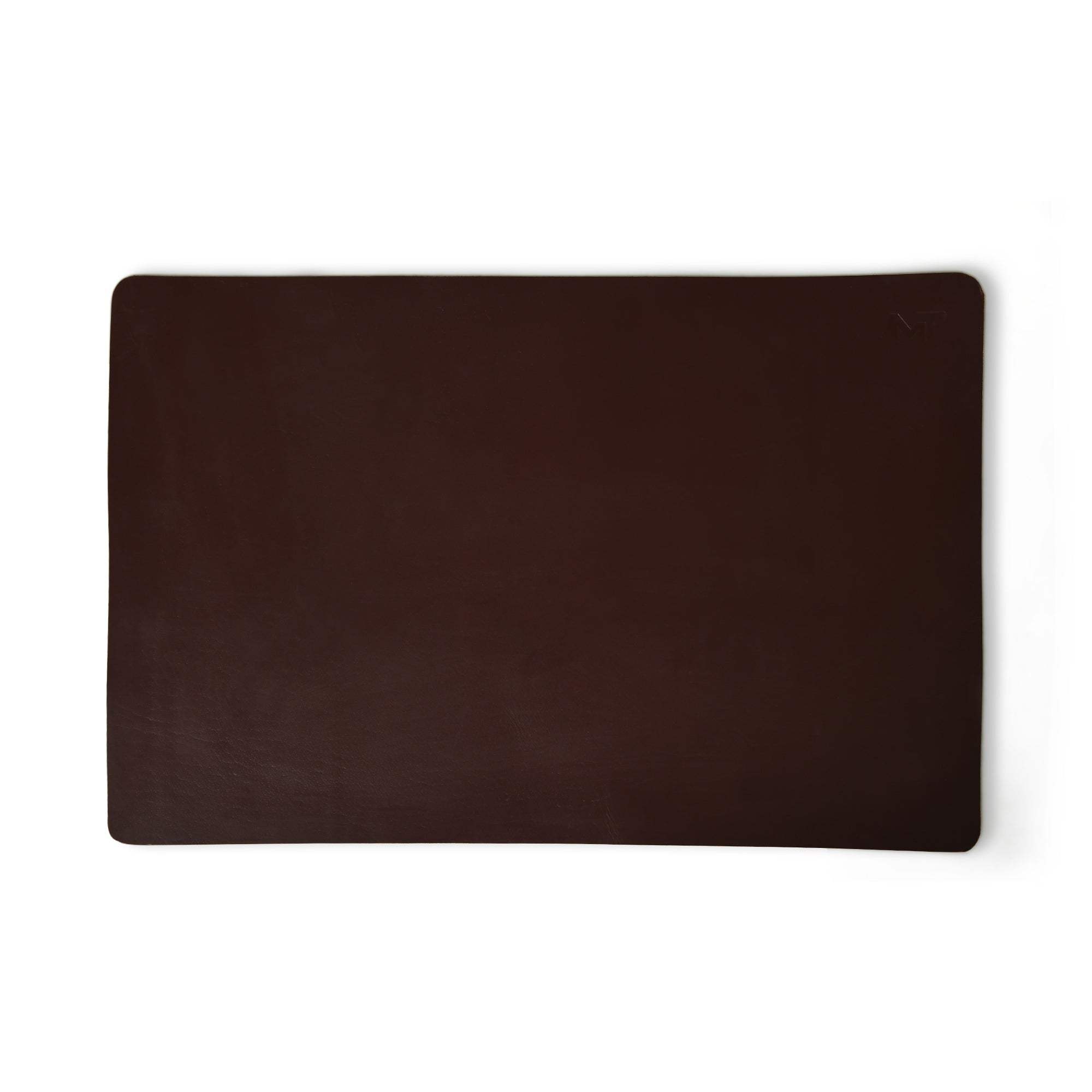 Espresso Elegance Leather Desk Mat + Mouse Pad - Classy Leather Bags - Flyclothing LLC