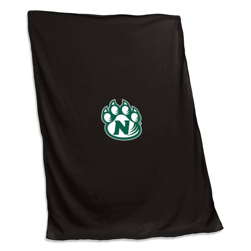 Northwest Missouri State Black Sweatshirt Blanket (Screened) - Logo Brands - Flyclothing LLC