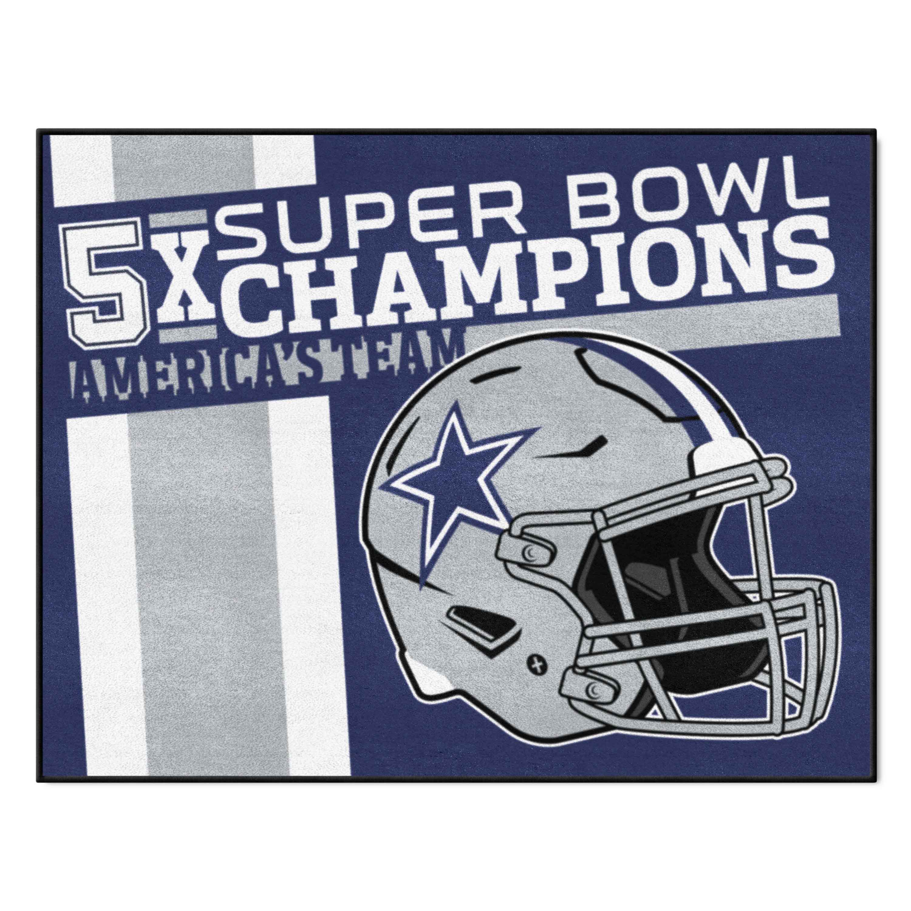 Dallas Cowboys All-Star Rug - 34 in. x 42.5 in. Plush Area Rug - Dallas Cowboys