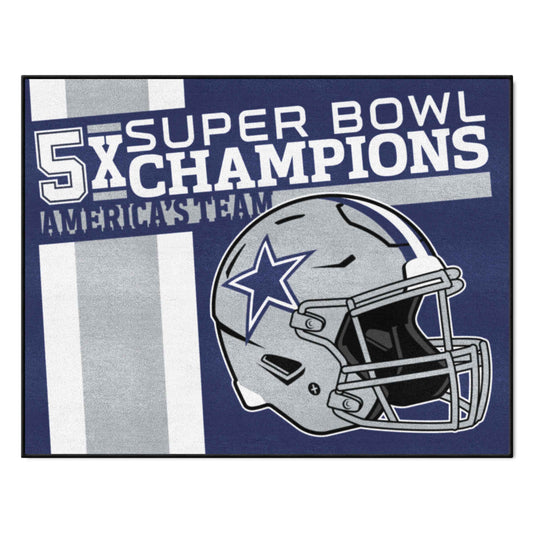 Dallas Cowboys All-Star Rug - 34 in. x 42.5 in. Plush Area Rug - Dallas Cowboys