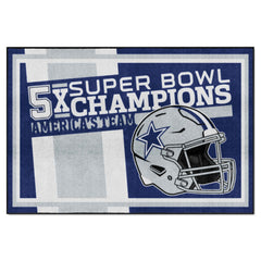 Dallas Cowboys Dynasty 5ft. x 8ft. Plush Area Rug - Dallas Cowboys