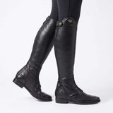 TuffRider Ladies Belmont Genuine Leather Field Boots Black - Breeches.com - Flyclothing LLC
