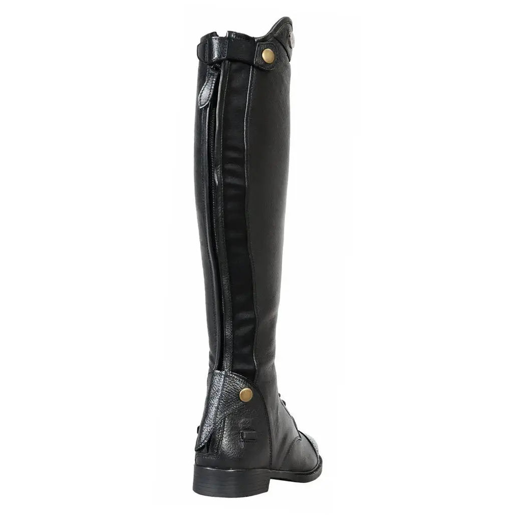 TuffRider Ladies Belmont Genuine Leather Field Boots Black - Breeches.com - Flyclothing LLC