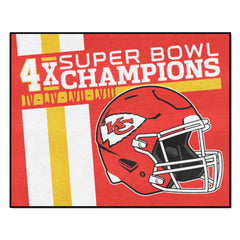 Kansas City Chiefs All-Star Rug - 34 in. x 42.5 in. Plush Area Rug - Kansas City Chiefs
