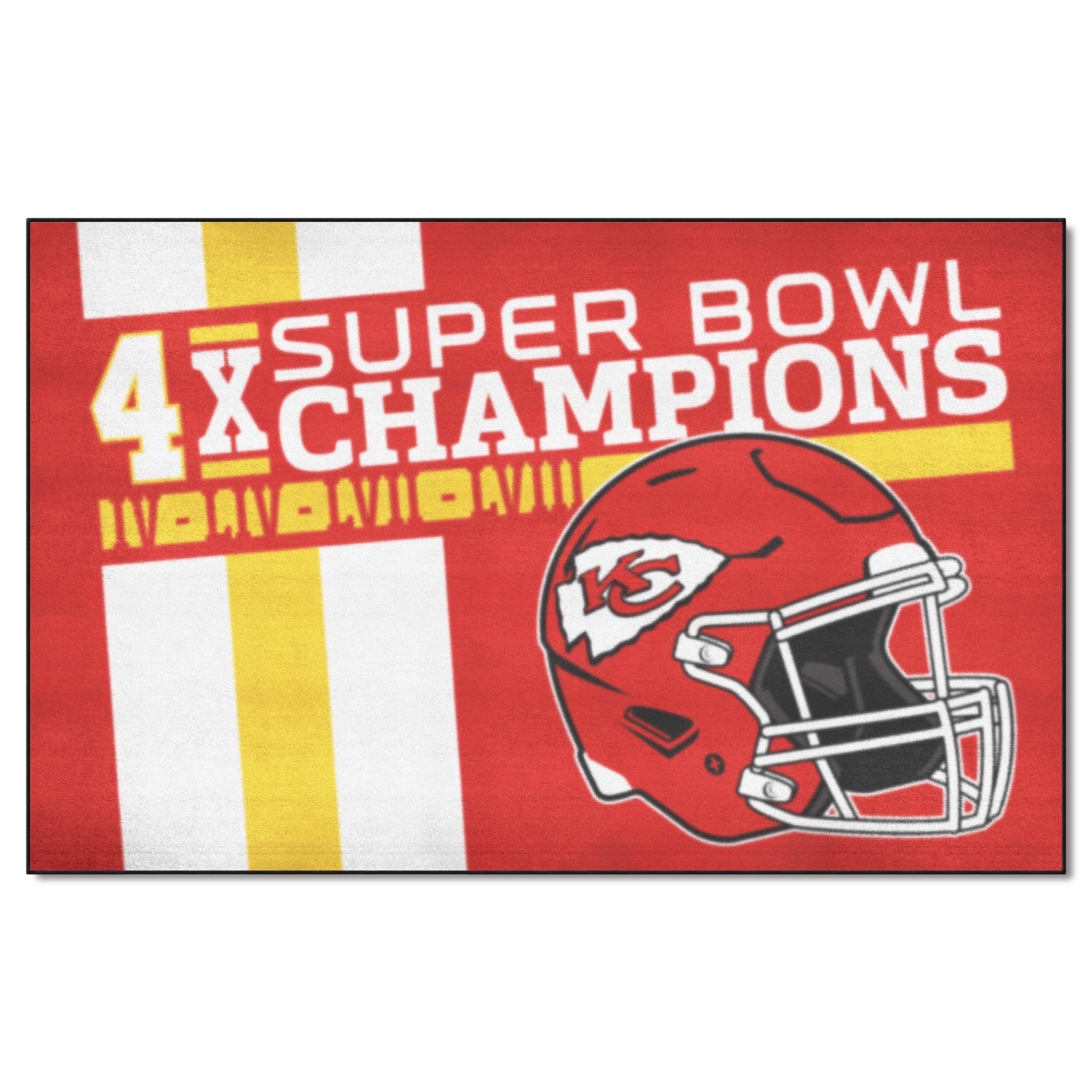 Kansas City Chiefs Ulti-Mat Rug - 5ft. x 8ft. - Kansas City Chiefs