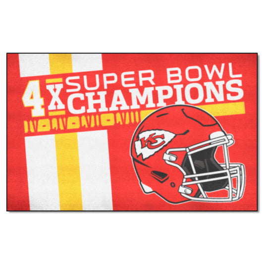 Kansas City Chiefs Ulti-Mat Rug - 5ft. x 8ft. - Kansas City Chiefs