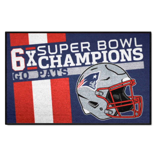 New England Patriots All-Star Rug - 34 in. x 42.5 in. Plush Area Rug - New England Patriots