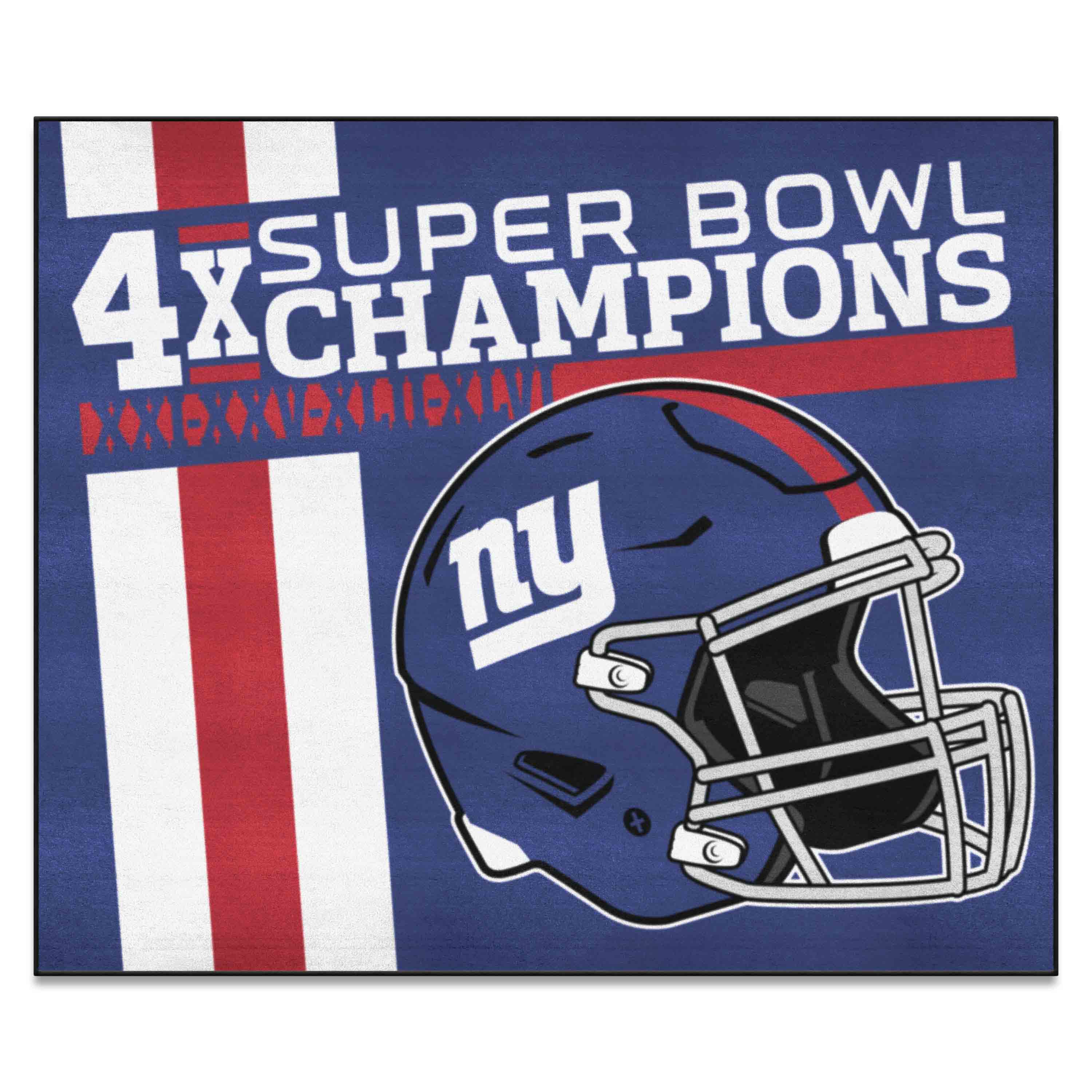New York Giants Dynasty Tailgater Rug - 5ft. x 6ft. - New York Giants