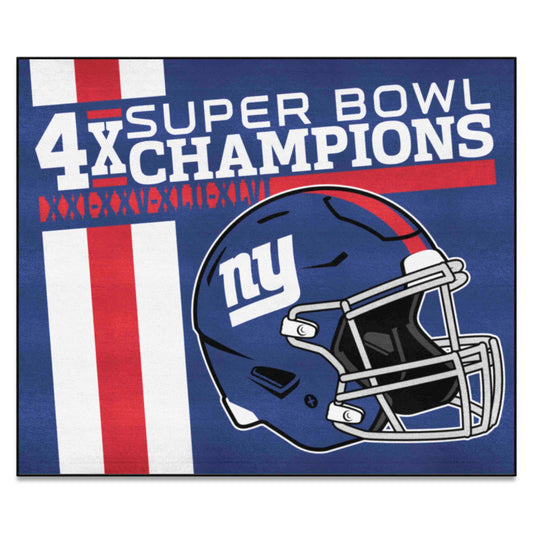 New York Giants Dynasty Tailgater Rug - 5ft. x 6ft. - New York Giants