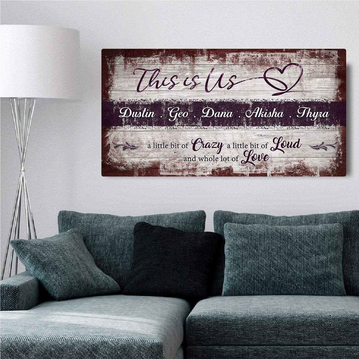 This is Us Family Sign - Tailored Canvases - Flyclothing LLC