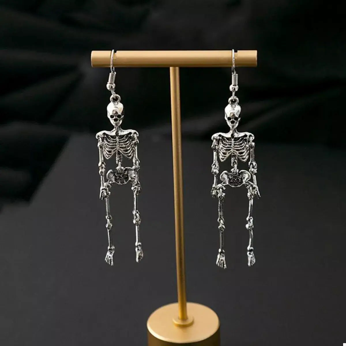 Halloween Skeleton Dangle Earrings - Trendsi - Flyclothing LLC