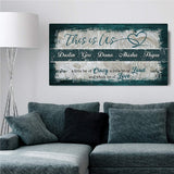 This is Us Family Sign - Tailored Canvases - Flyclothing LLC
