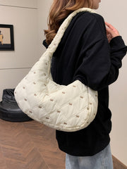 Bow Polyester Shoulder Bag - Trendsi