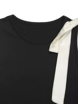Bow Detail Sleeveless Bodysuit - Trendsi - Flyclothing LLC