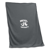 Drexel Charcoal Sweatshirt Blanket (Screened) - Logo Brands - Flyclothing LLC
