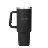 Drexel 40oz Black Tonal Powder Coat Tumbler - Logo Brands - Flyclothing LLC