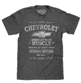 Chevrolet American Made Muscle T-Shirt - Gray