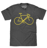 Infinity Sign Bicycle T-Shirt - Gray